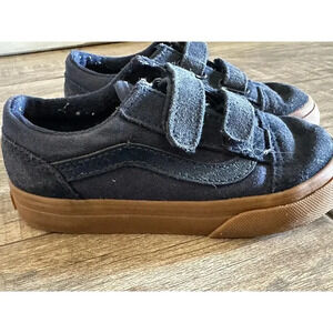 VANS Gum Dress Blues Old Skool V Sneaker Toddlers Size 9